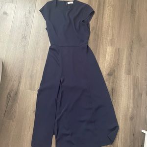 Babaton Midi Dress (Navy)